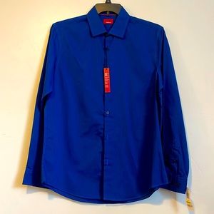 Men’s long sleeve button down shirt.